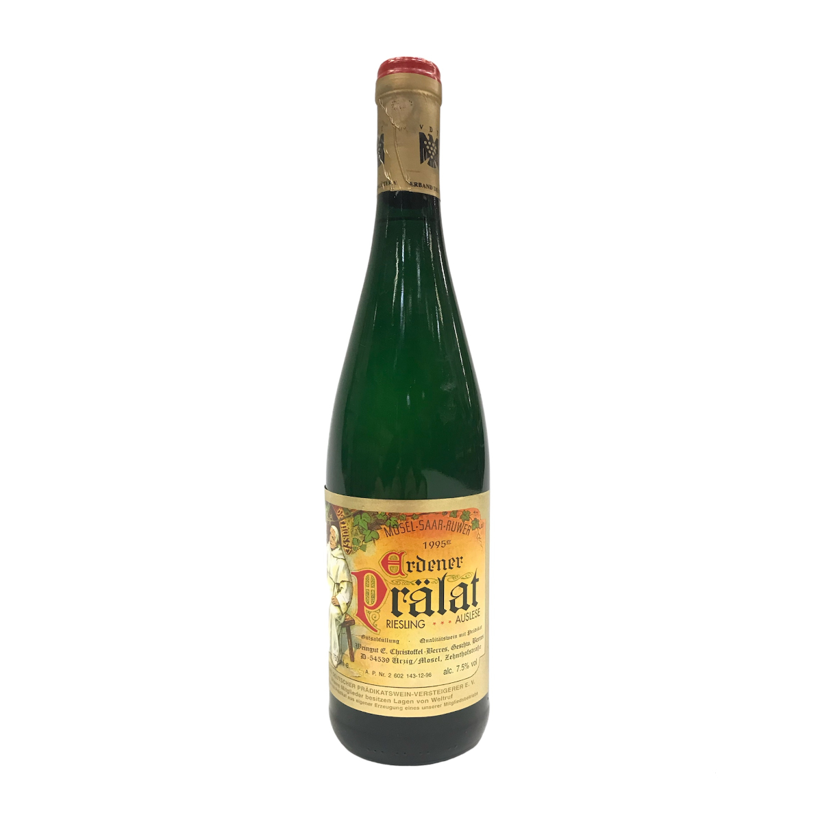 Obrázek Riesling Erdener Prälat Auslese **** Goldkapsel 1994, Vinařství Christoffel-Berres, Ürzig, Mosela, Německo