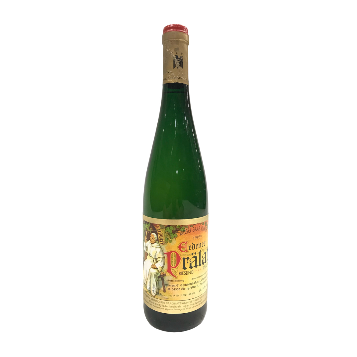 Obrázek Riesling Erdener Prälat Spätlese *** 1995, Vinařství Christoffel-Berres, Ürzig, Mosela, Německo