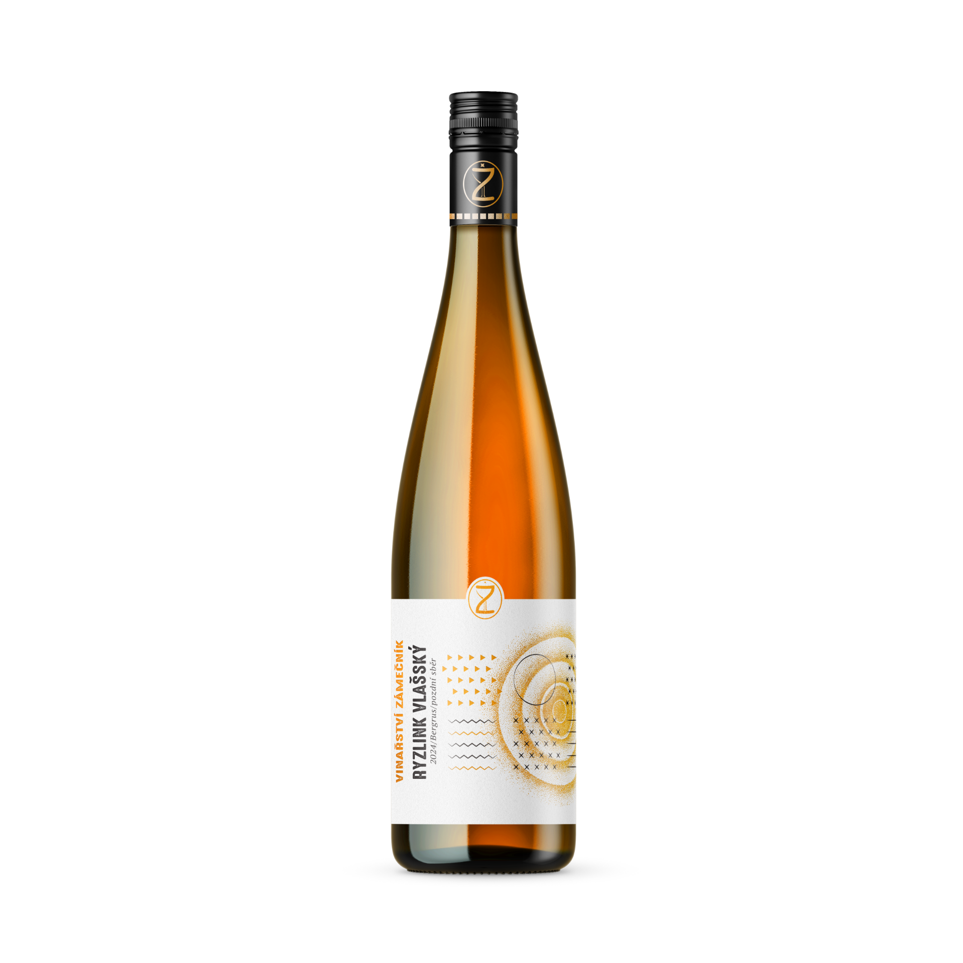 Obrázek Ryzlink vlašský 2024 Bergrus, pozdní sběr, Vinařství Zámečník 